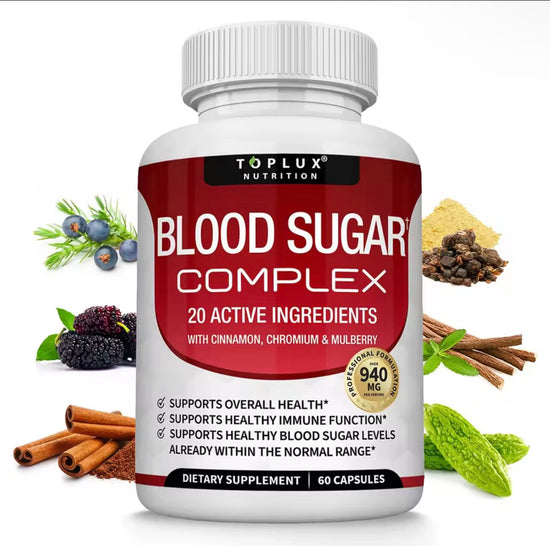Natural Blood Sugar Support – 60 Capsules